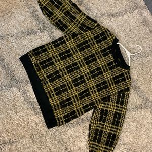 Yellow + Black Sweater